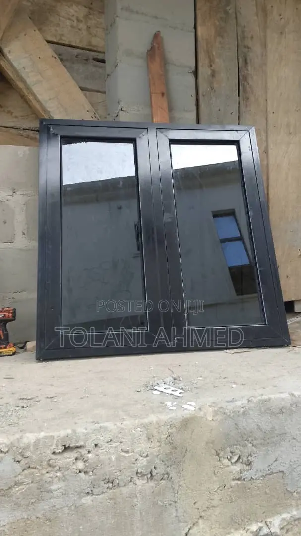 Black Casement Window With Burglary