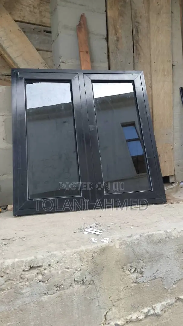 Black Casement Window With Burglary