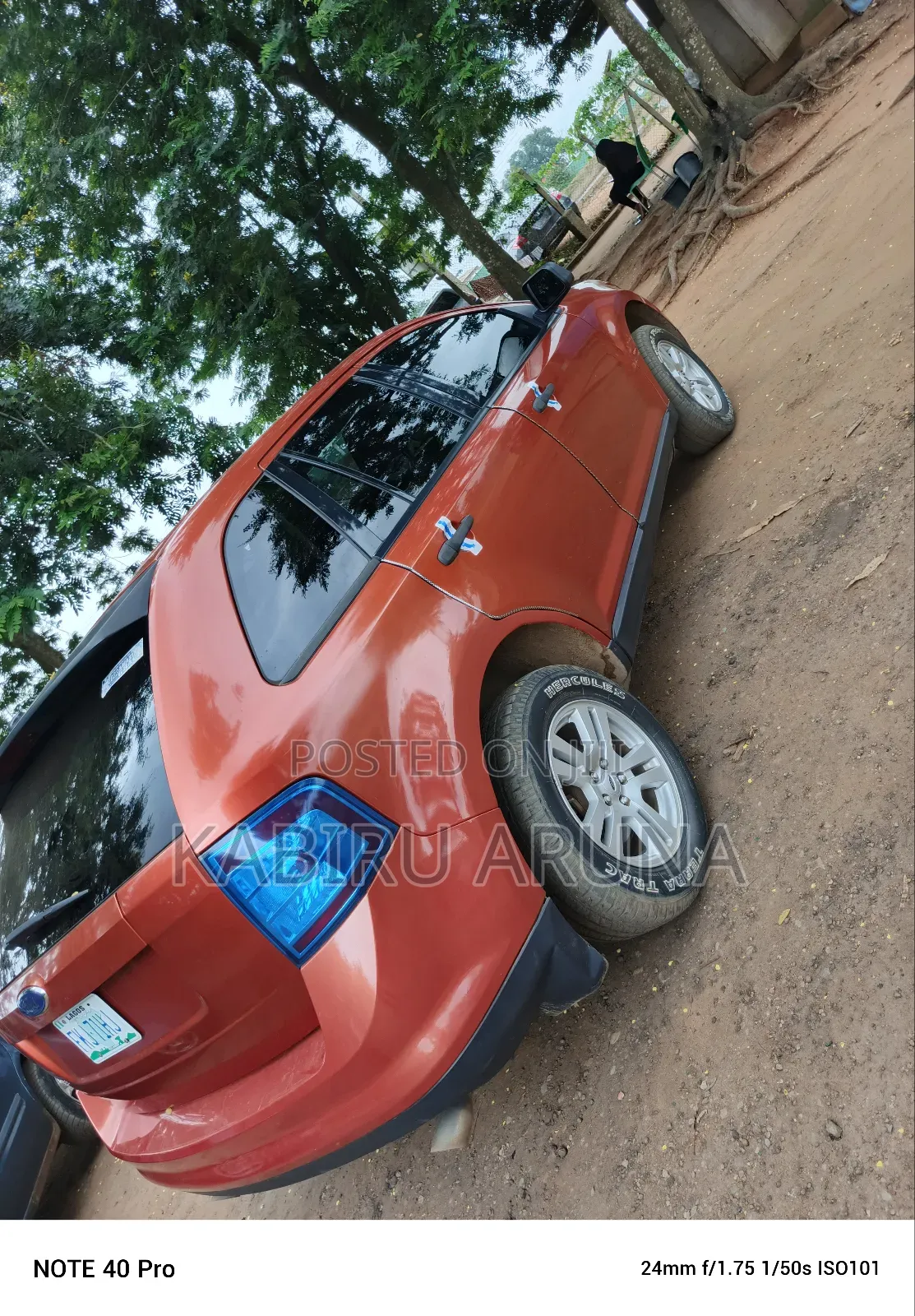 Ford Edge 2007 Red