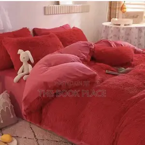 Fur Duvet Bedsheet With Pillow Case