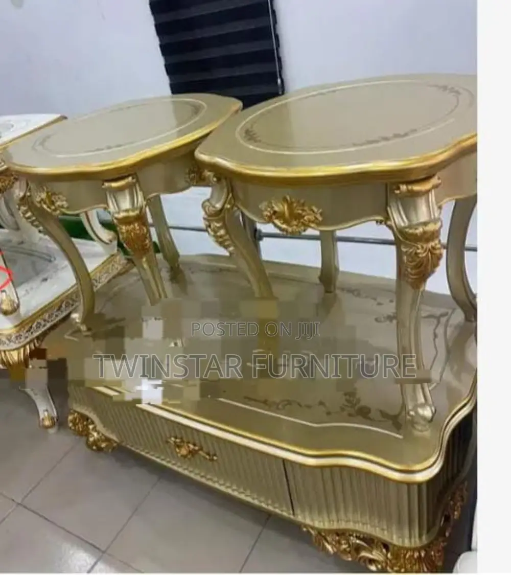 New Modern Royal Centre Table With 2 Side Stools