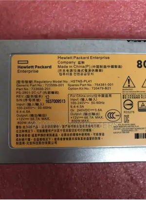 HP 800W 80+ Platinum Server Power Supply