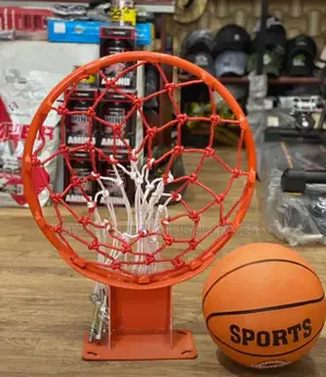 Olympic Basketball Hoop With Basketball