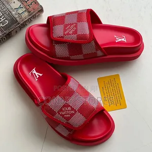 Original Louis Vuitton 2024 SS Miami Mule “Red”