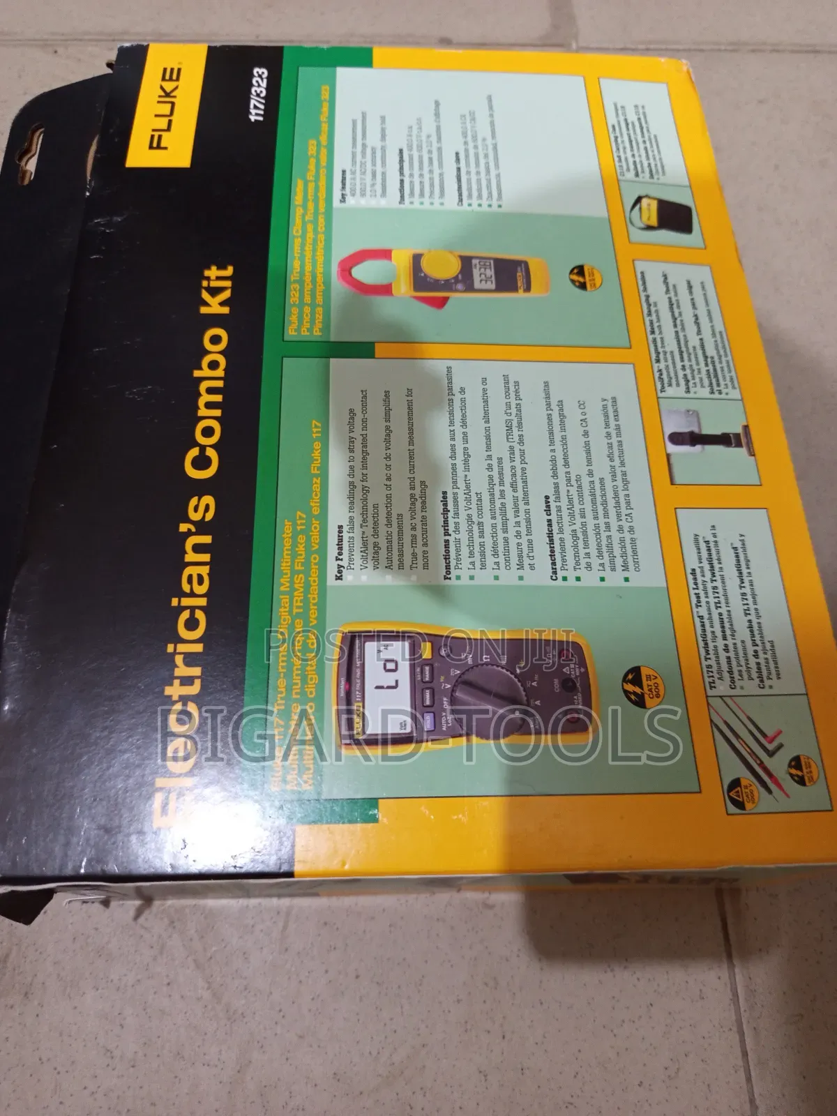 Electrician's Combo Kit (Fluke117/323)