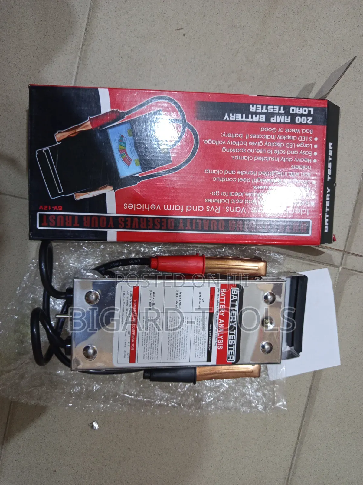 BATTERY TESTERS (Analogue Type)