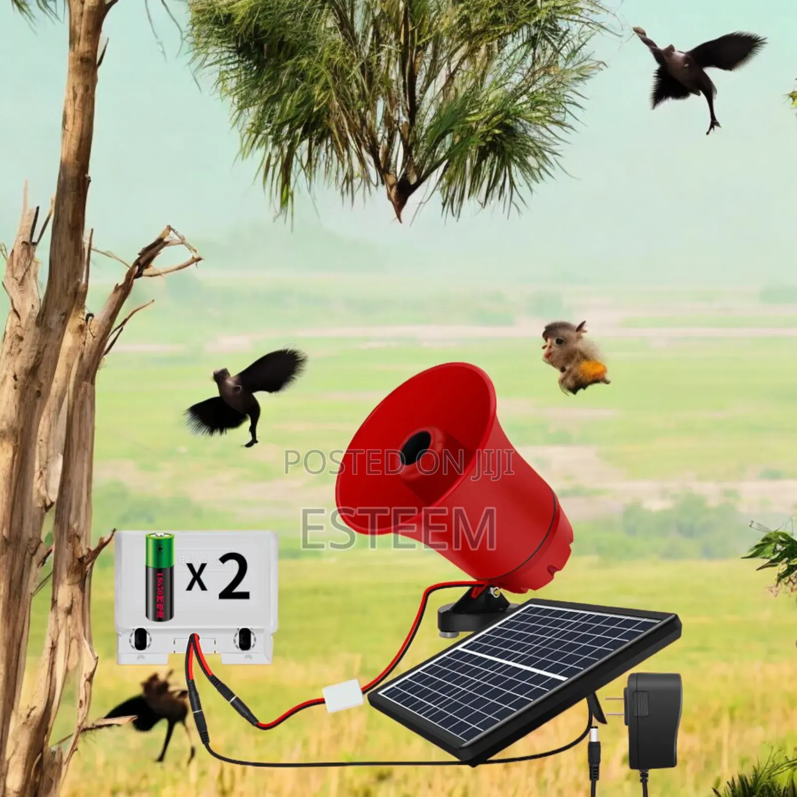 Solar Powered Scarce Crow