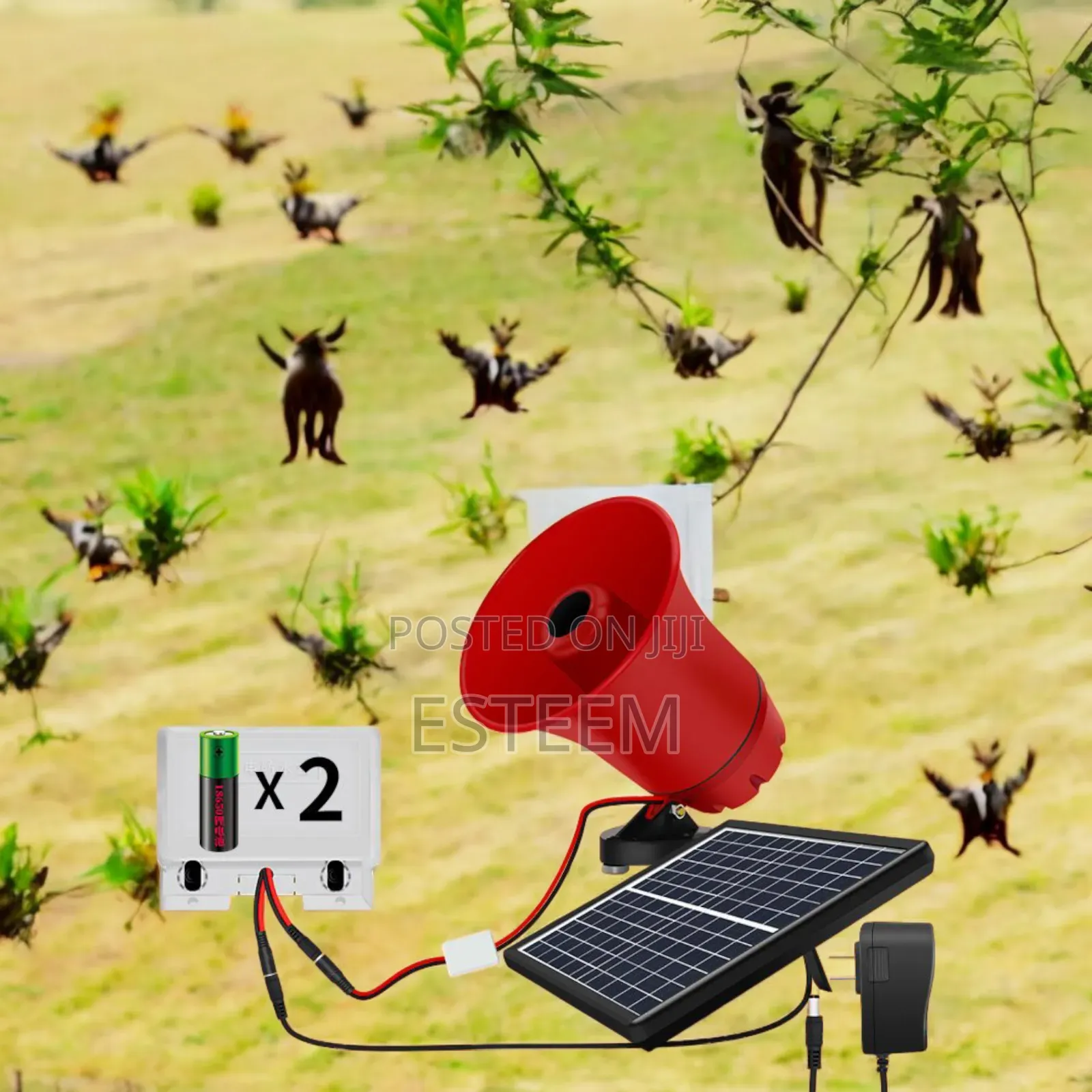 Solar Powered Scarce Crow
