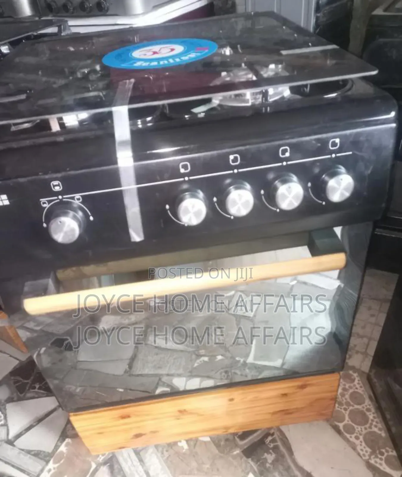 Formica 4 Burners Standing Gas Cooker 60 by 60 Scanfronst
