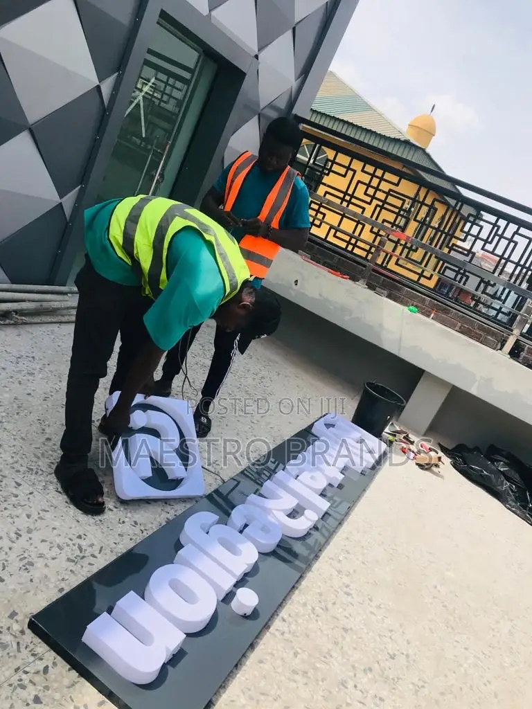 2D, 3D Signage and Cladding