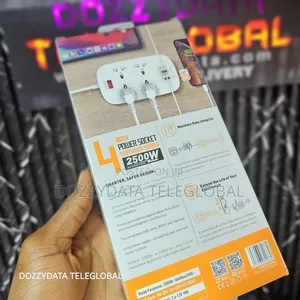 LDNIO SC4407 4 Power Socket And Charger 2500w