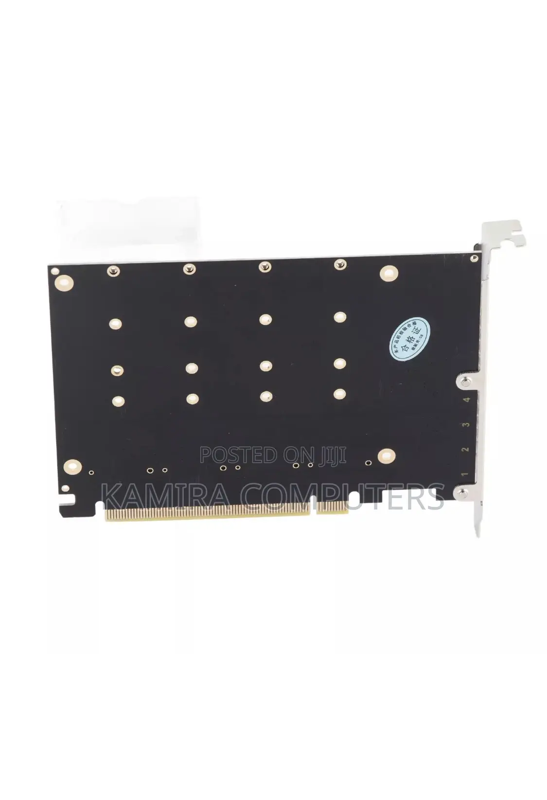 M.2 NVME SSD to PCIE X16 Adapter 4 Port High Speed 4x32gbps