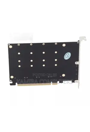 M.2 NVME SSD to PCIE X16 Adapter 4 Port High Speed 4x32gbps