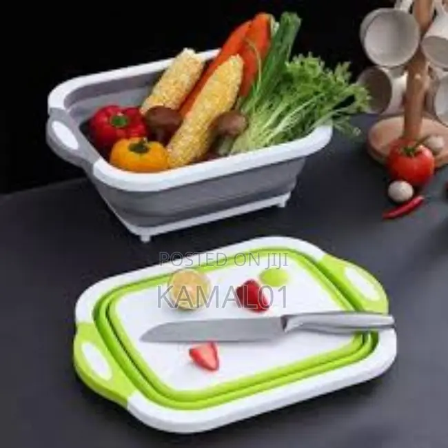 3 in 1 Multifunctional Foldable Chopping Board With Bowl