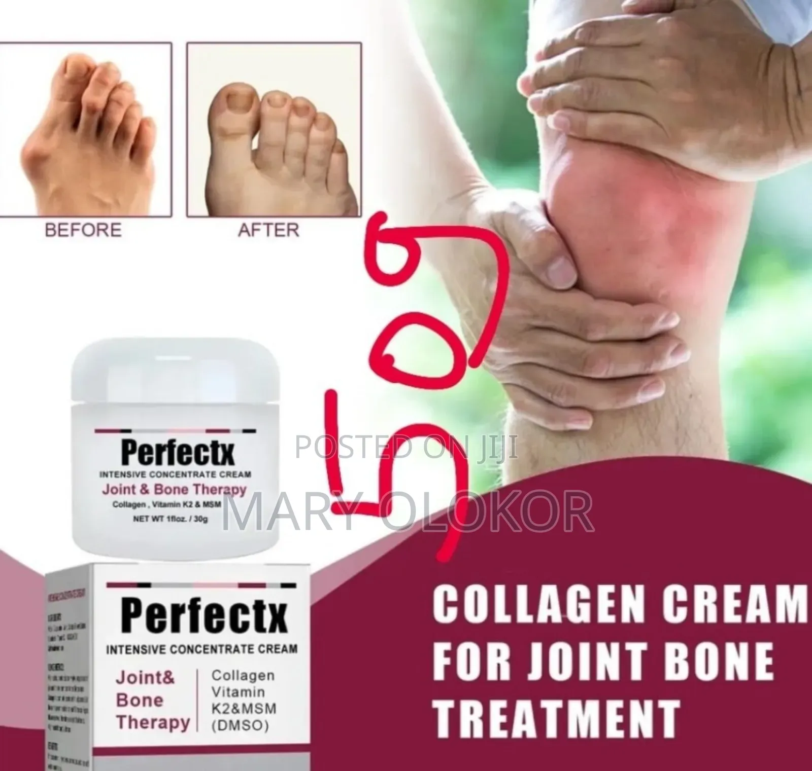 Perfectx Joint and Bone Therapy Cream 50g(Bulk Only 20 Pics)