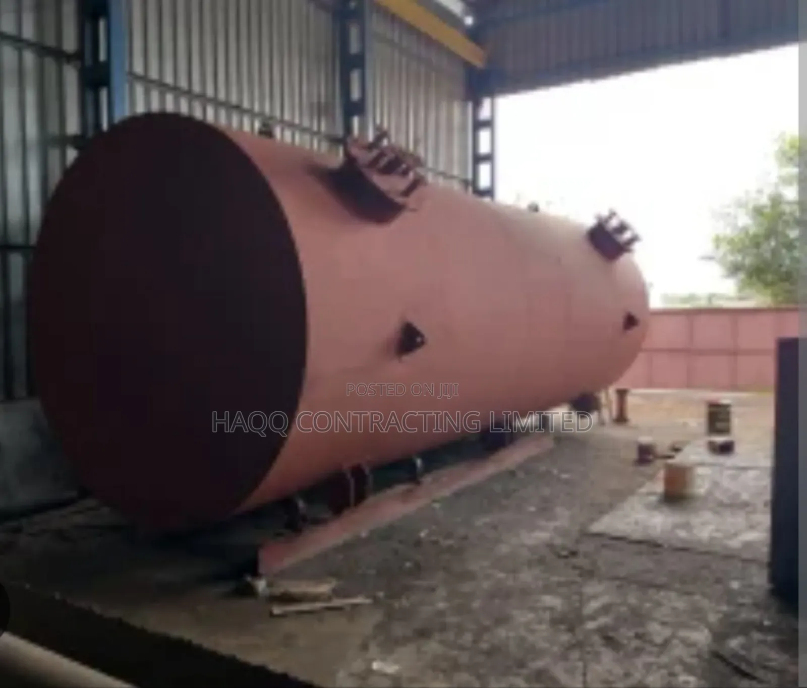 Diesel Storage Tank Fabrication, Double Layer Thickness