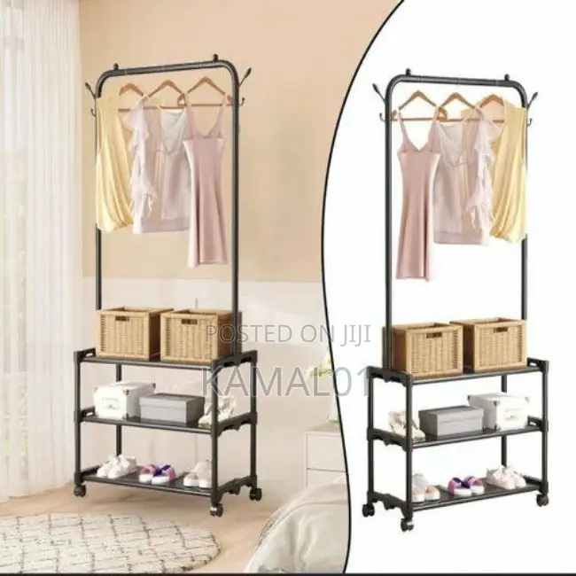 Generic Cloth Hanger With Shoe Rack