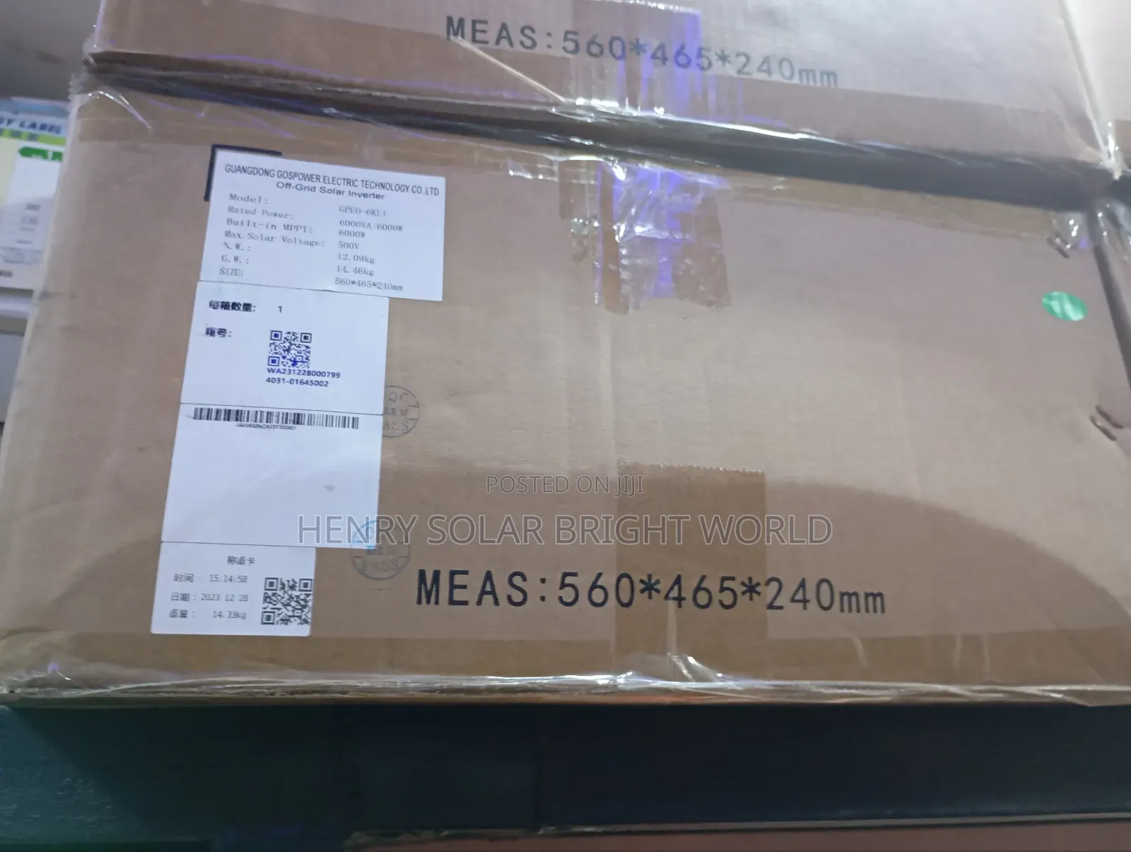 Gospower 6kw 48v Hibrid Inverter