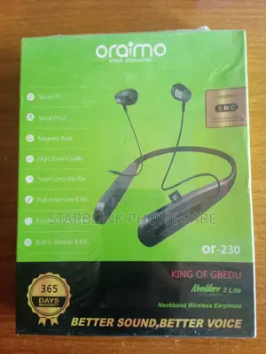 Oraimo Necklace Wireless Earphone