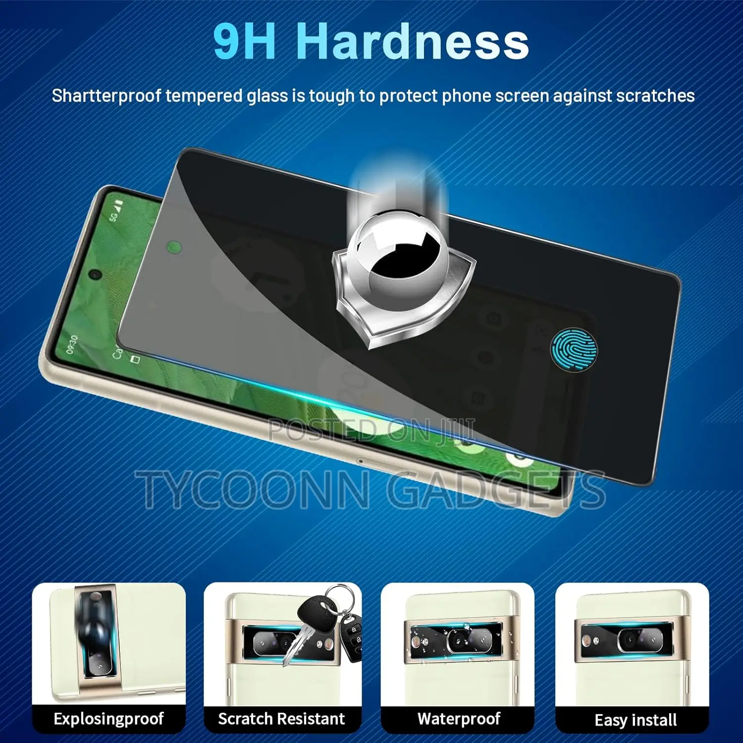 Pixel 8 Pro Privacy Screen Protector, Anty Spy Protection