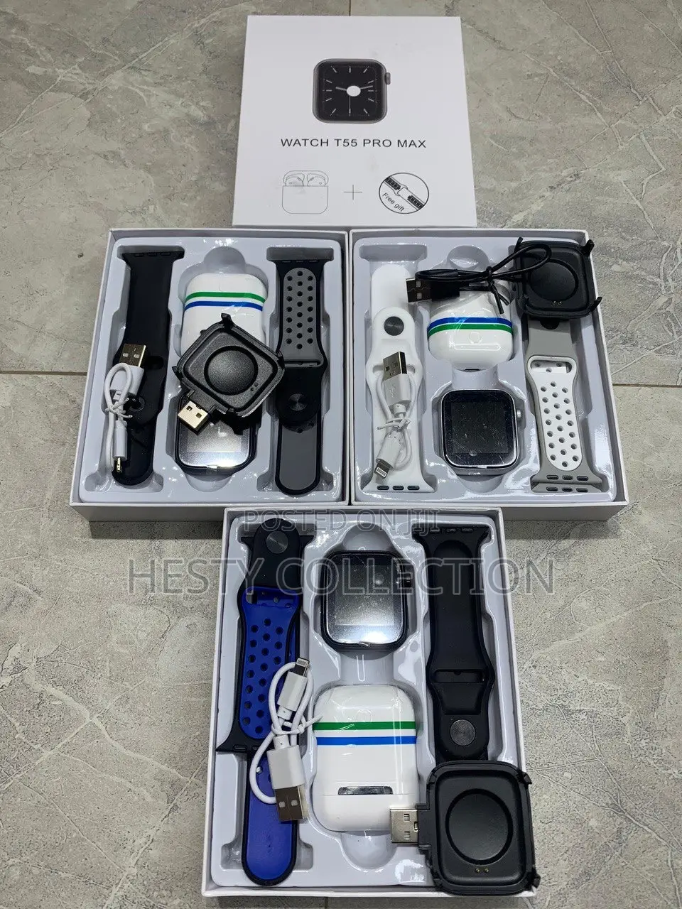 Series 8 Smartwatch With 2 Straps and Earpod