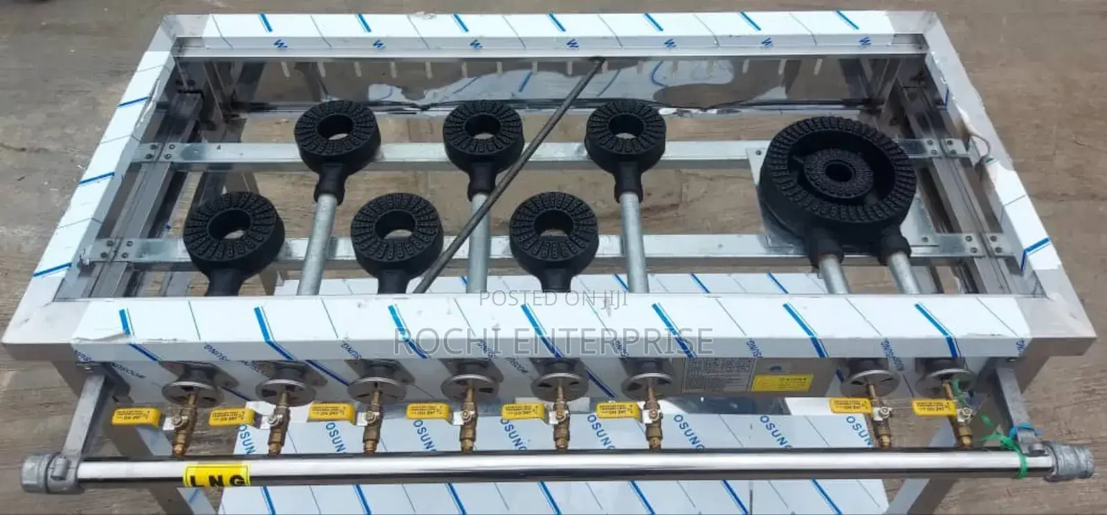 8 Burners Industrial Gas Cooker Burners