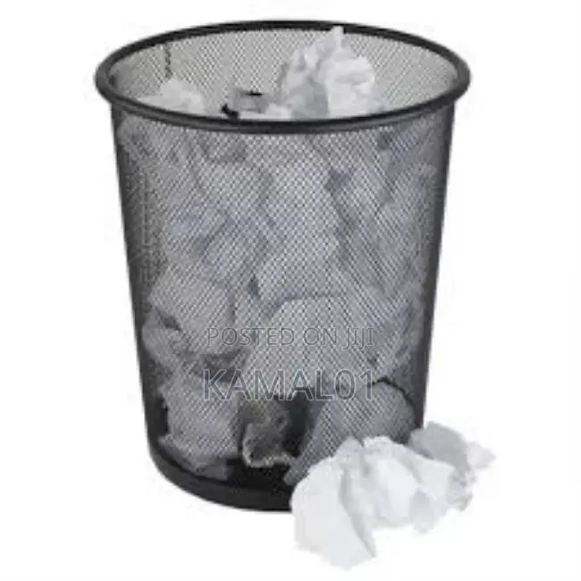 Iron Mesh Waste Basket
