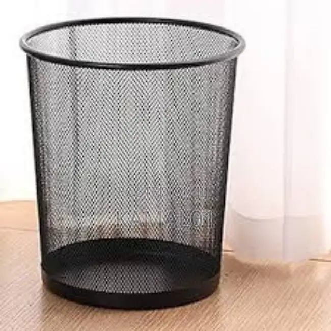 Iron Mesh Waste Basket