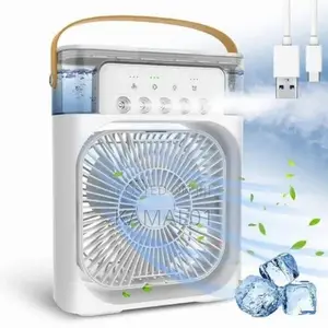 Air Cooler Fan,Humidifier + Led Night Lights