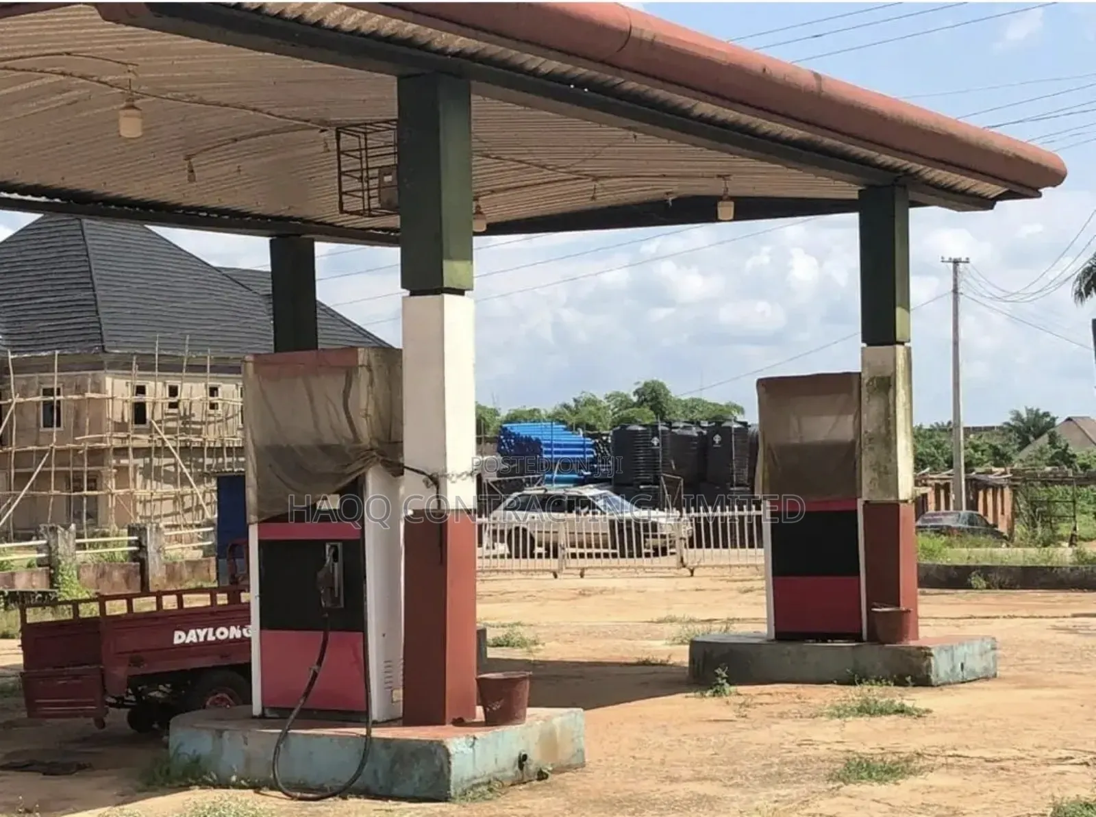 Filling Station Canopy Fabrication/Canopy Construction