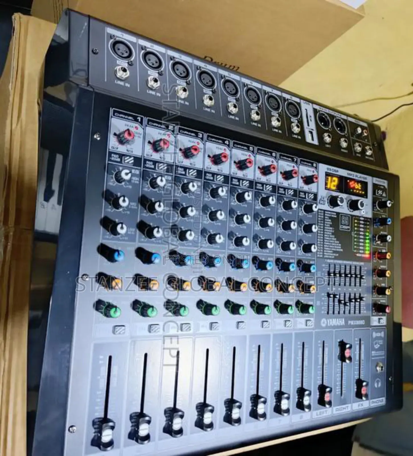 Yamaha 8 Channel Powered Mixer