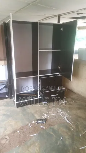 Black Double Faced Wardrobe