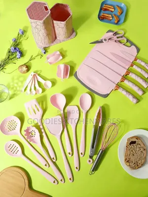 25 PCS Marble Silicone Spoon Set