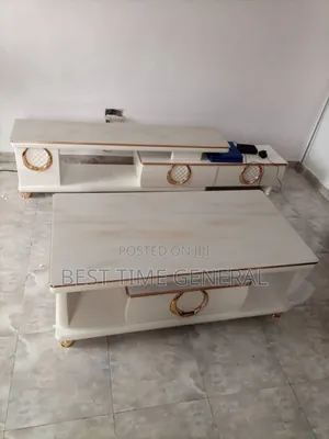 Luxury Set of Tv Stand and Center Table