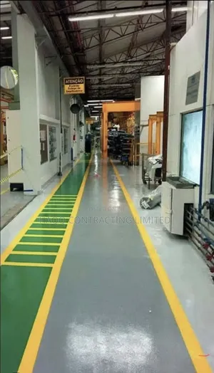 Photo - Factory Epoxy Flooring /Industrial Epoxy Flooring in Nigeria