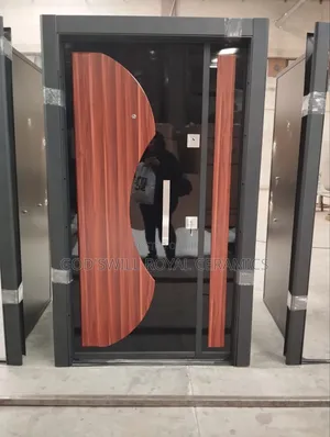 Black and Brown Door