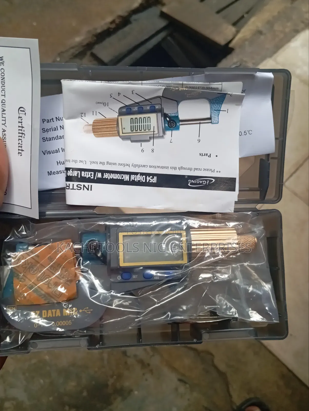 Digital Micrometer Gauge