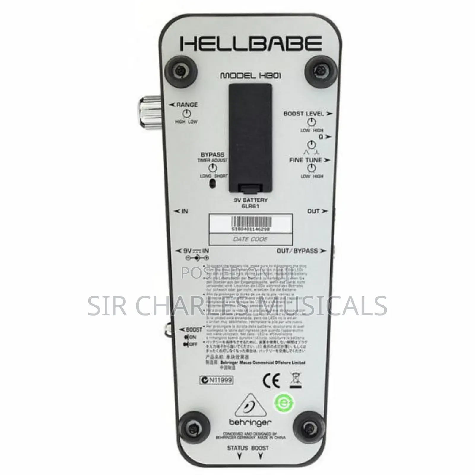 Behringer Hellbabe Hb01 Manual