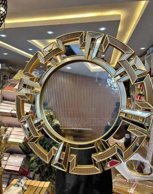 Wall Rectangular Shape Decorative Gold Mirror 76cmx95cm
