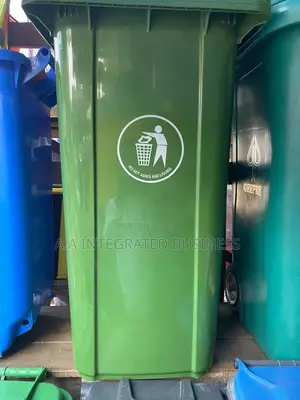 240 Plastic Wheelie Trash Waste Bin