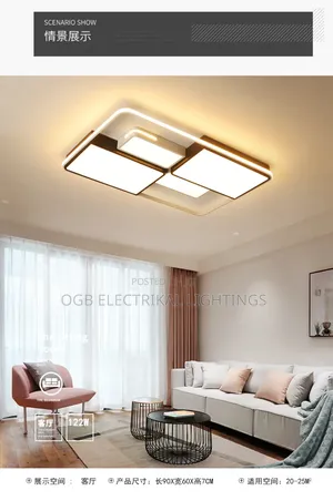 Simple Modern Living Room Chandelier