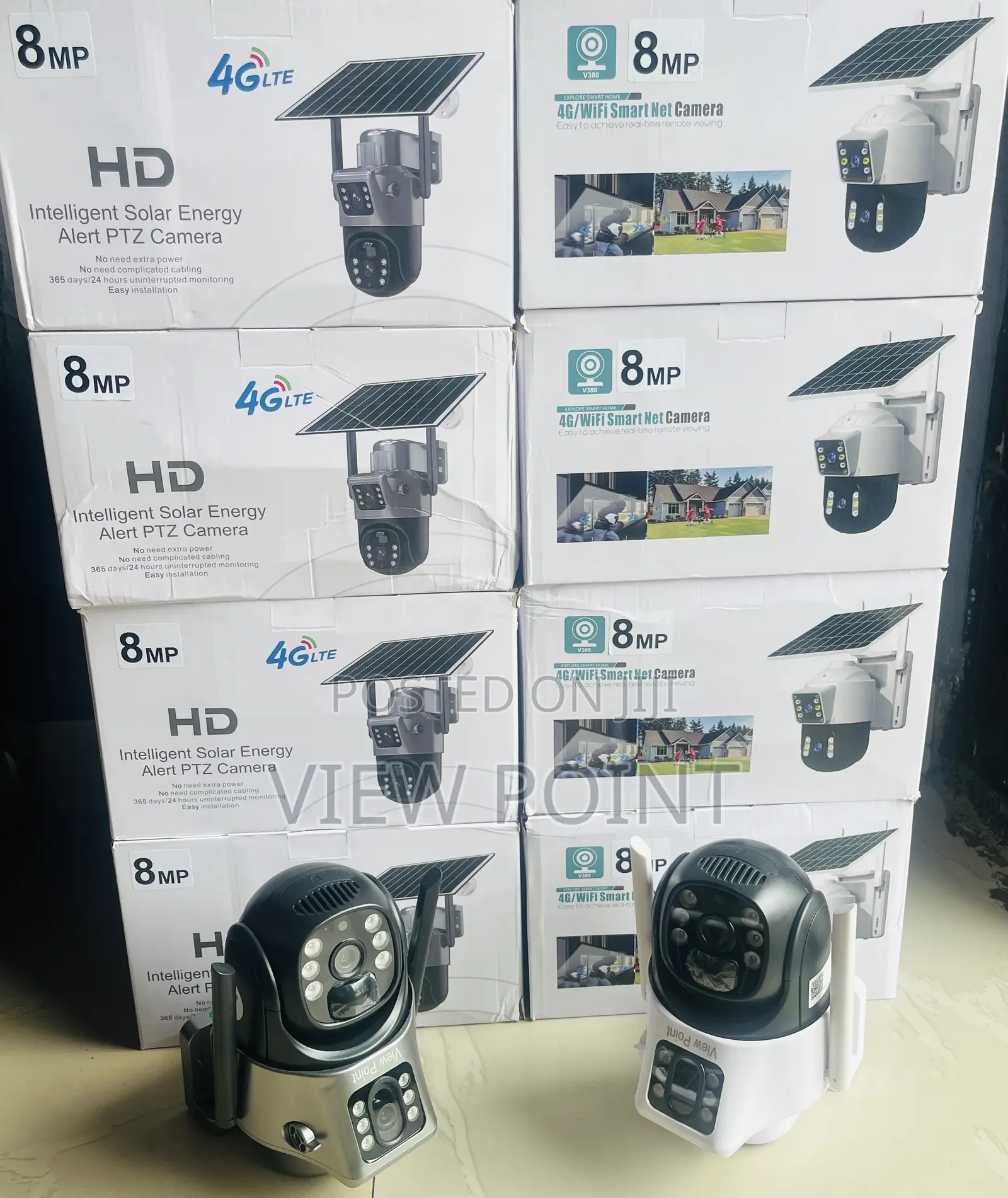 Dual Lens Security Camera V380 Pro Smart Home 8mp Auto