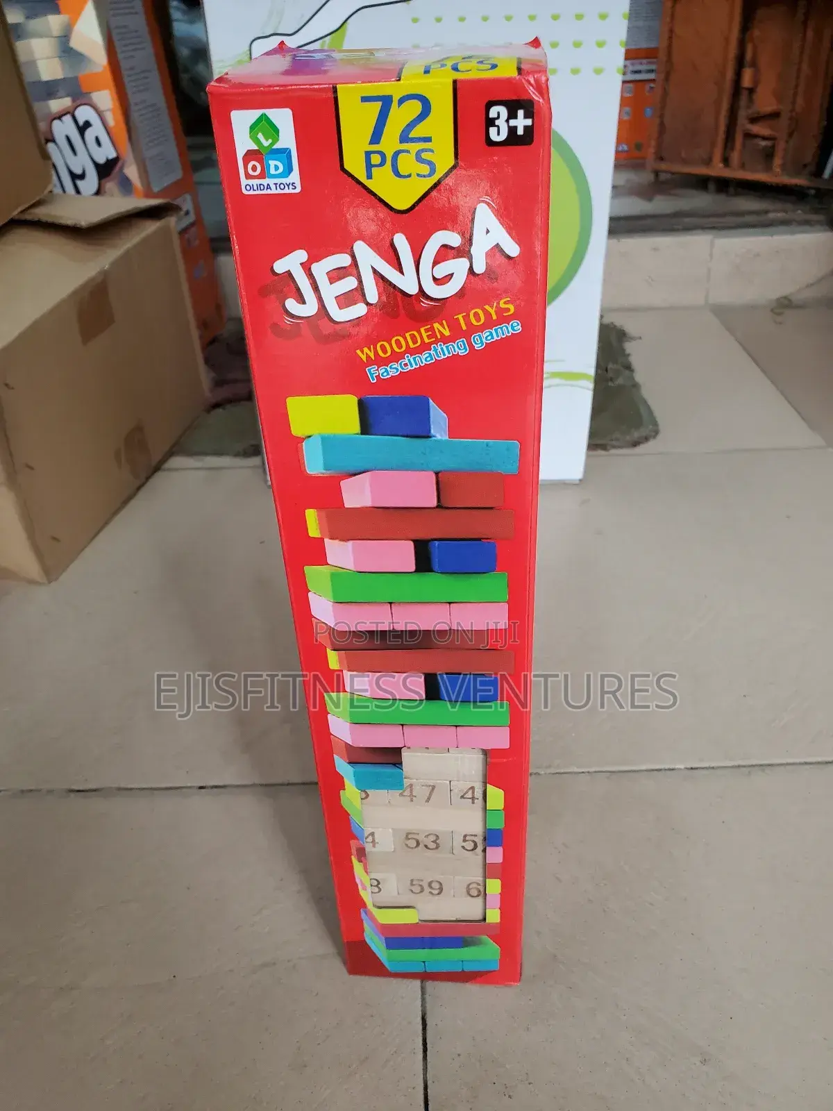 72pcs Jenga