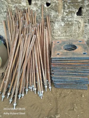 Cleat, Base Plate Foundation Bolt and Nut