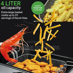 Large Capacity Household Stainless Steel Electric Deep Fryer
