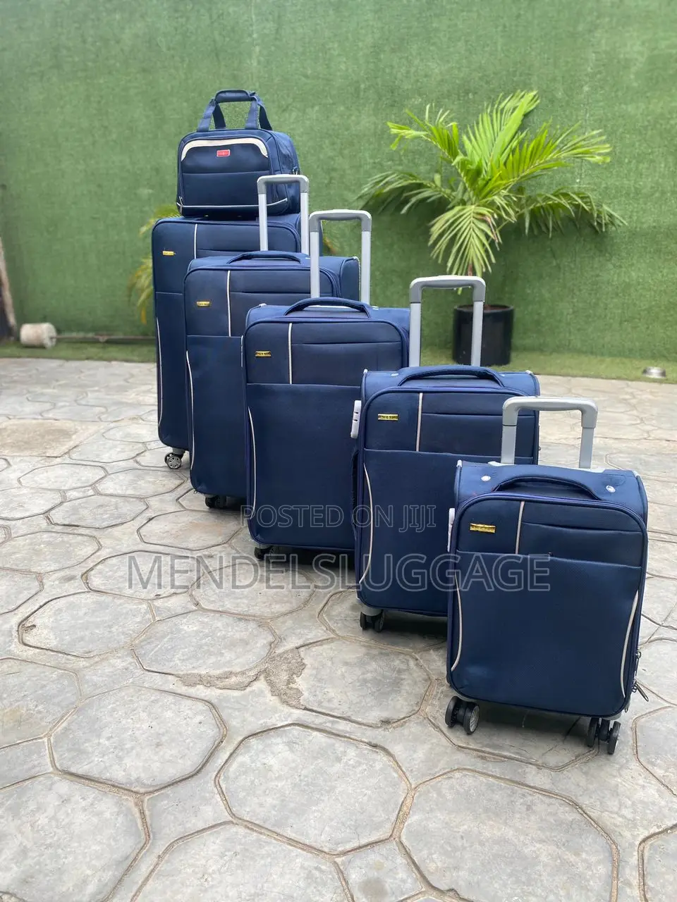 Navy Blue Traveling Bag