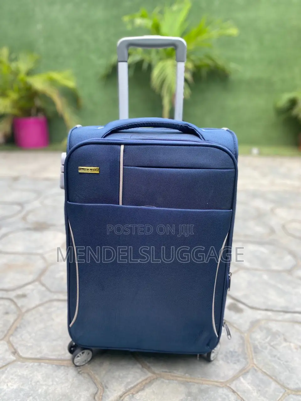 Navy Blue Traveling Bag