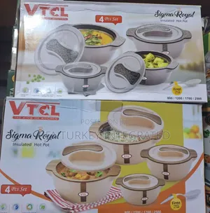 4pcs Set VTCL Sigma Royal Insulated Hot Pots