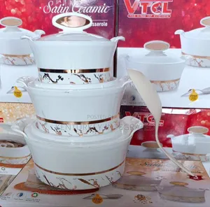 Satin Ceramic VTCL Casserole Food Containers