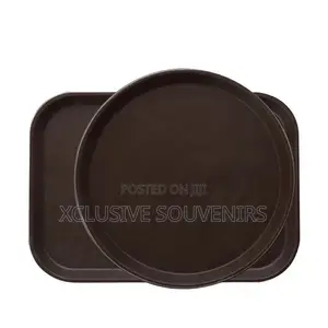 3in1 Anti Skid Rectangular/Round Serving Tray